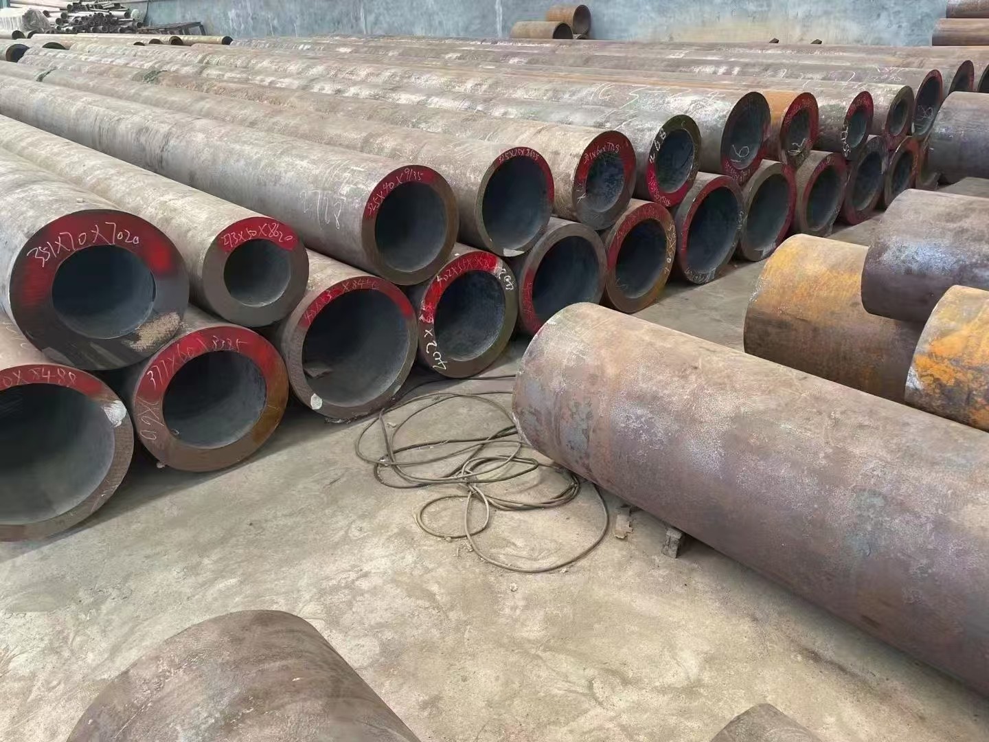 青岛市无缝钢管切割定尺切割加工高压锅炉无缝管P91 - 厂家